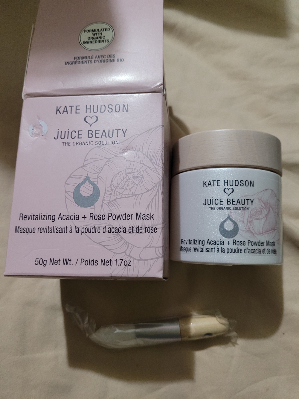 Juice Beauty Revitalizing Acacia + Rose Powder Mask - Pink and Cream Packaging
